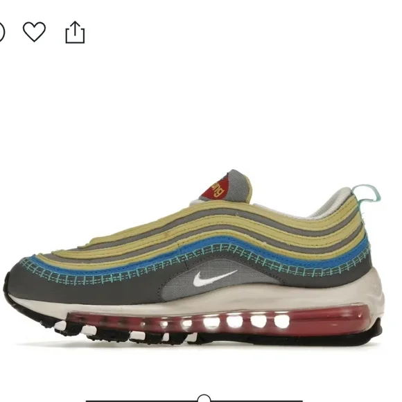 Nike Air Max 97 Air Sprung Iron Grey Size 5.5 Youth - Picture 2 of 13